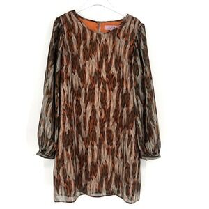 Nicole Richie Dress Womens‎ L Feather Boho Hippie Y2K Indie Western Country